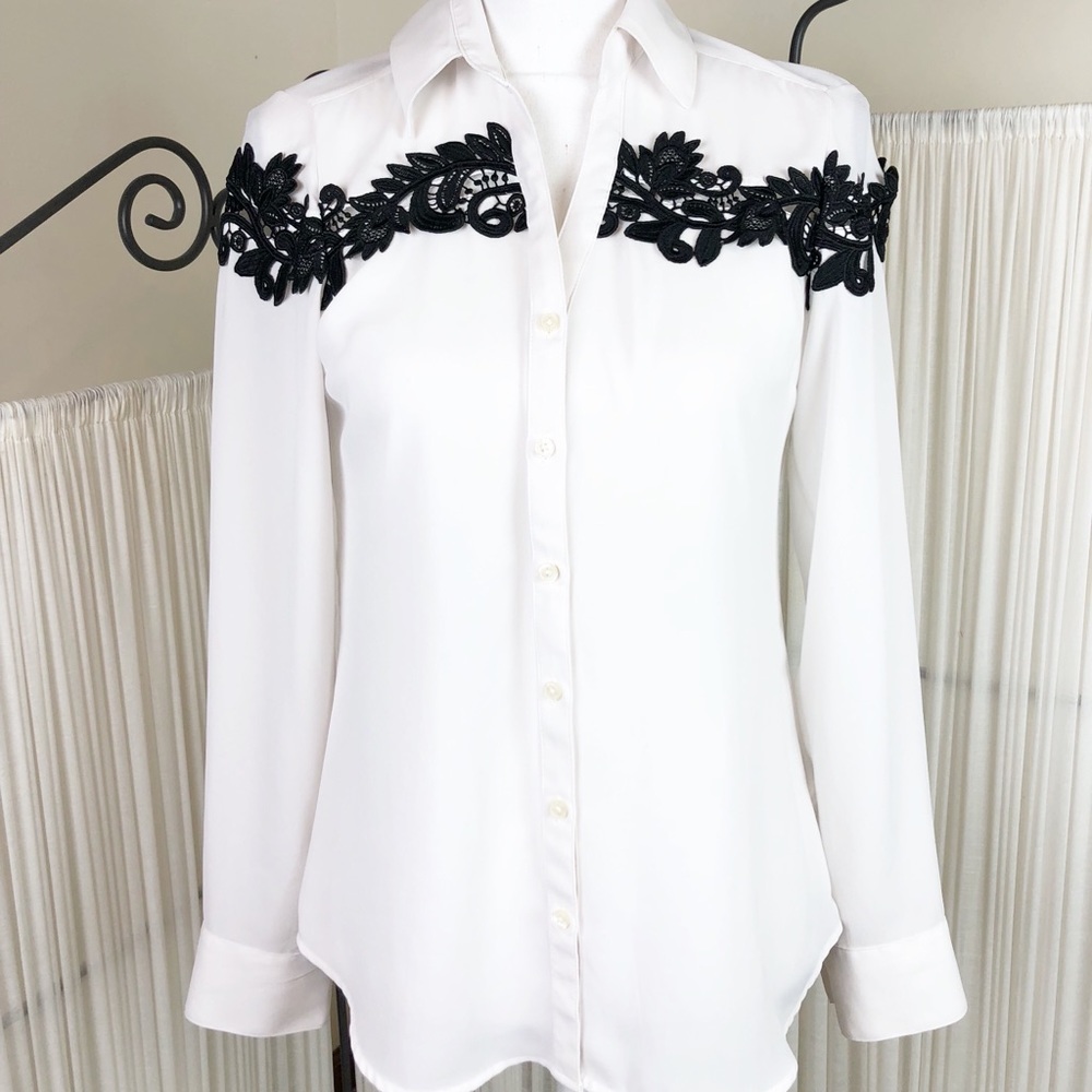 Express Slim Fit Embroidered Portifino Shirt
